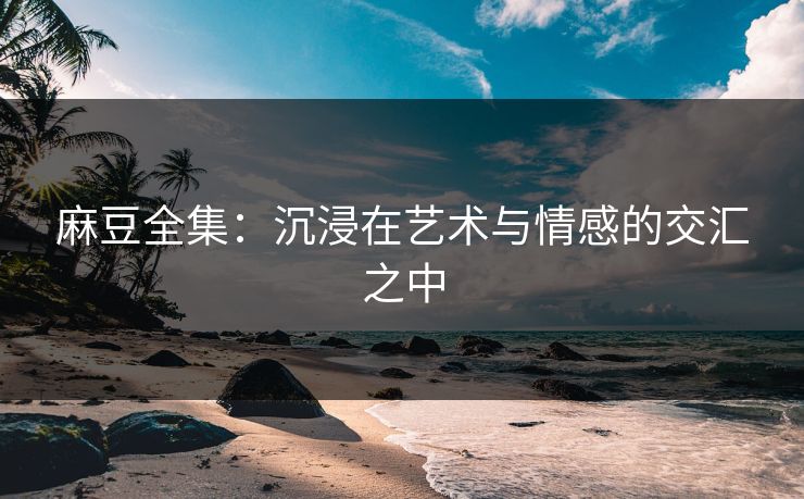 麻豆全集：沉浸在艺术与情感的交汇之中